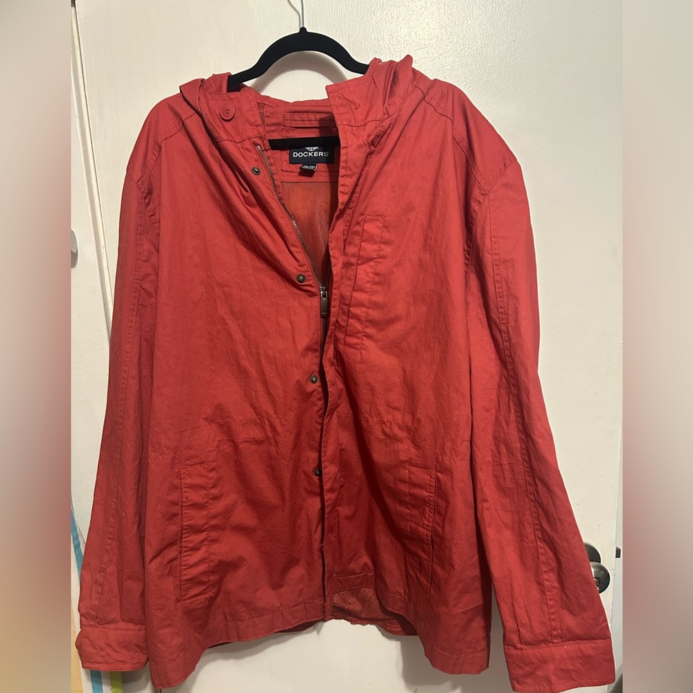 Dockers Women's Vibrant Red Utility Jacket